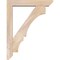Ekena Millwork Balboa Slat Smooth Bracket w/ Offset Brace, Douglas Fir, 5 1/2"W x 28"D x 36"H BKT0604X28X36BOA06SDF - alternate 4